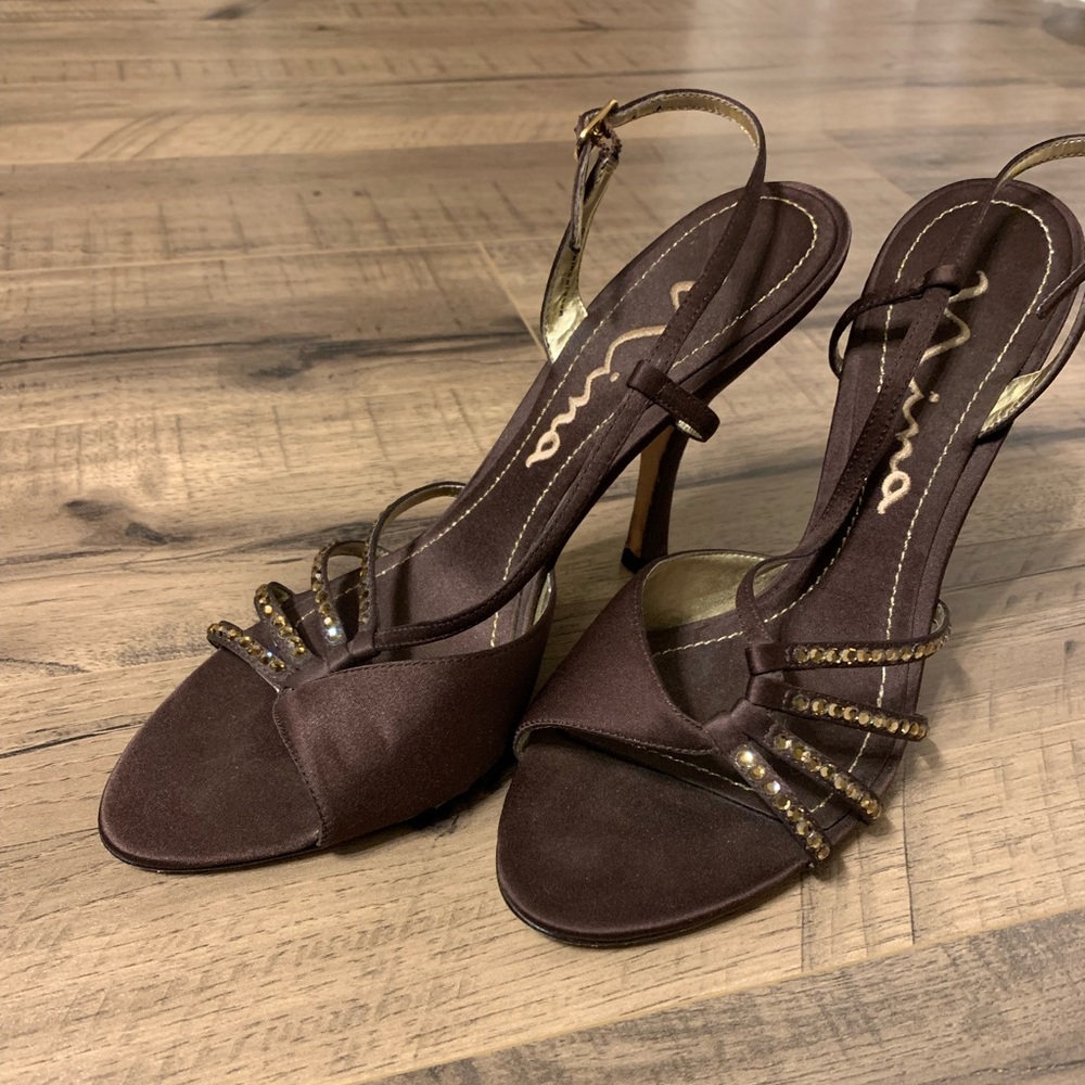 Brown dress heels